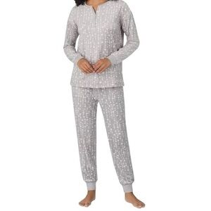 Nautica Ladies' Two - Piece Pajama Set - Gray with Stars - Size XL (18-20) - NWT